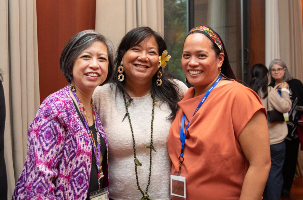 three attendees of the AAPIP and NAP birthday party