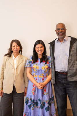 From right to left: Priscilla Enriquez, President and Chief Executive Officer at the James B. McClatchy Foundation and Board Chair at AAPIP, Connie Chung Joe, our newly appointed President and Chief Executive Officer, and James W. Head, Board Member at AAPIP
