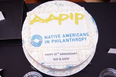 AAPIP and NAP's shared birthday cake.