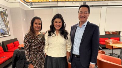 Tanuja Dehne, Connie Chung Joe, and Don Chen